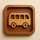 icon_geography_bus_wooden icon preview