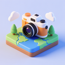 icon_geography_camera_3d_isometric icon preview