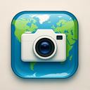icon_geography_camera_glassy icon preview