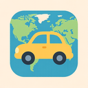 icon_geography_car_flat_pastel icon preview