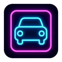 icon_geography_car_neon icon preview