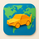 icon_geography_car_origami icon preview