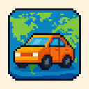 icon_geography_car_pixel_art icon preview