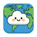 icon_geography_cloud_cartoon icon preview