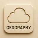 icon_geography_cloud_embossed icon preview