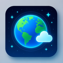 icon_geography_cloud_futuristic icon preview