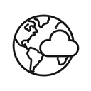 icon_geography_cloud_line_art icon preview