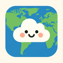 icon_geography_cloud_playful icon preview