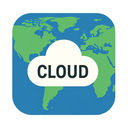 icon_geography_cloud_simplified icon preview