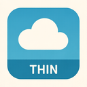 icon_geography_cloud_thin icon preview