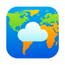icon_geography_cloud_vibrant_colors icon preview