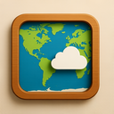 icon_geography_cloud_wooden icon preview