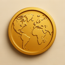 icon_geography_coin_embossed icon preview