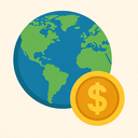 icon_geography_coin_flat_design icon preview