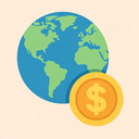 icon_geography_coin_flat_pastel icon preview