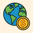 icon_geography_coin_geometric icon preview