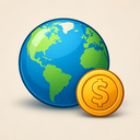 icon_geography_coin_glassy icon preview