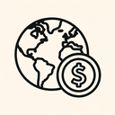 icon_geography_coin_line_art icon preview