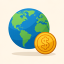 icon_geography_coin_modern icon preview
