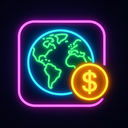 icon_geography_coin_neon icon preview