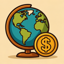 icon_geography_coin_retro icon preview