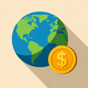 icon_geography_coin_shadow_effect icon preview