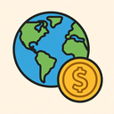 icon_geography_coin_simplified icon preview
