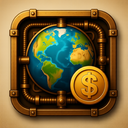 icon_geography_coin_steampunk icon preview