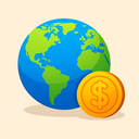 icon_geography_coin_vibrant_colors icon preview