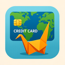 icon_geography_credit_card_origami icon preview