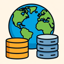 icon_geography_database_cartoon icon preview