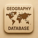 icon_geography_database_embossed icon preview