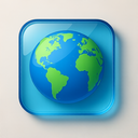 icon_geography_database_glassy icon preview