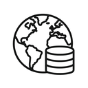 icon_geography_database_line_art icon preview