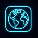 icon_geography_database_neon icon preview