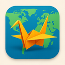 icon_geography_database_origami icon preview