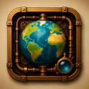 icon_geography_database_steampunk icon preview