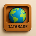 icon_geography_database_wooden icon preview