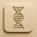 icon_geography_dna_strand_embossed icon preview