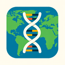 icon_geography_dna_strand_flat_design icon preview