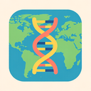 icon_geography_dna_strand_flat_pastel icon preview