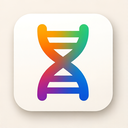 icon_geography_dna_strand_gradient icon preview