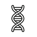icon_geography_dna_strand_minimal_outline icon preview