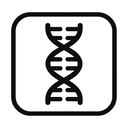 icon_geography_dna_strand_monochrome icon preview