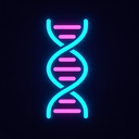 icon_geography_dna_strand_neon icon preview
