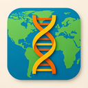 icon_geography_dna_strand_origami icon preview