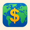 icon_geography_dollar_sign_abstract icon preview