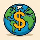 icon_geography_dollar_sign_bold icon preview
