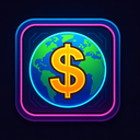 icon_geography_dollar_sign_cyberpunk icon preview