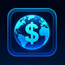icon_geography_dollar_sign_futuristic icon preview